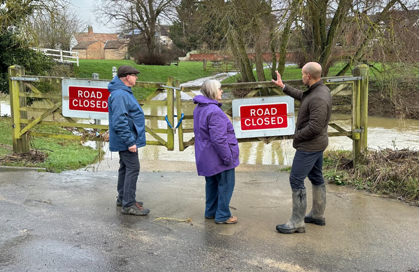 Surveying the damage of Storm Henk in Alconbury