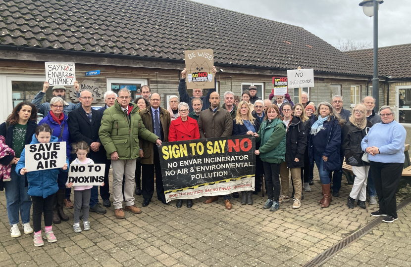 Campaigning against the Envar incinerator