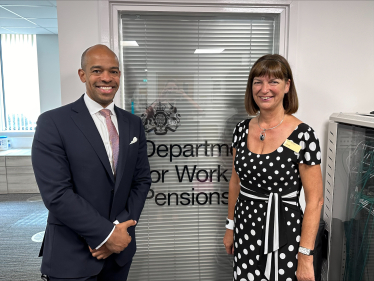 DWP Meeting with Julia Nix OBE DL